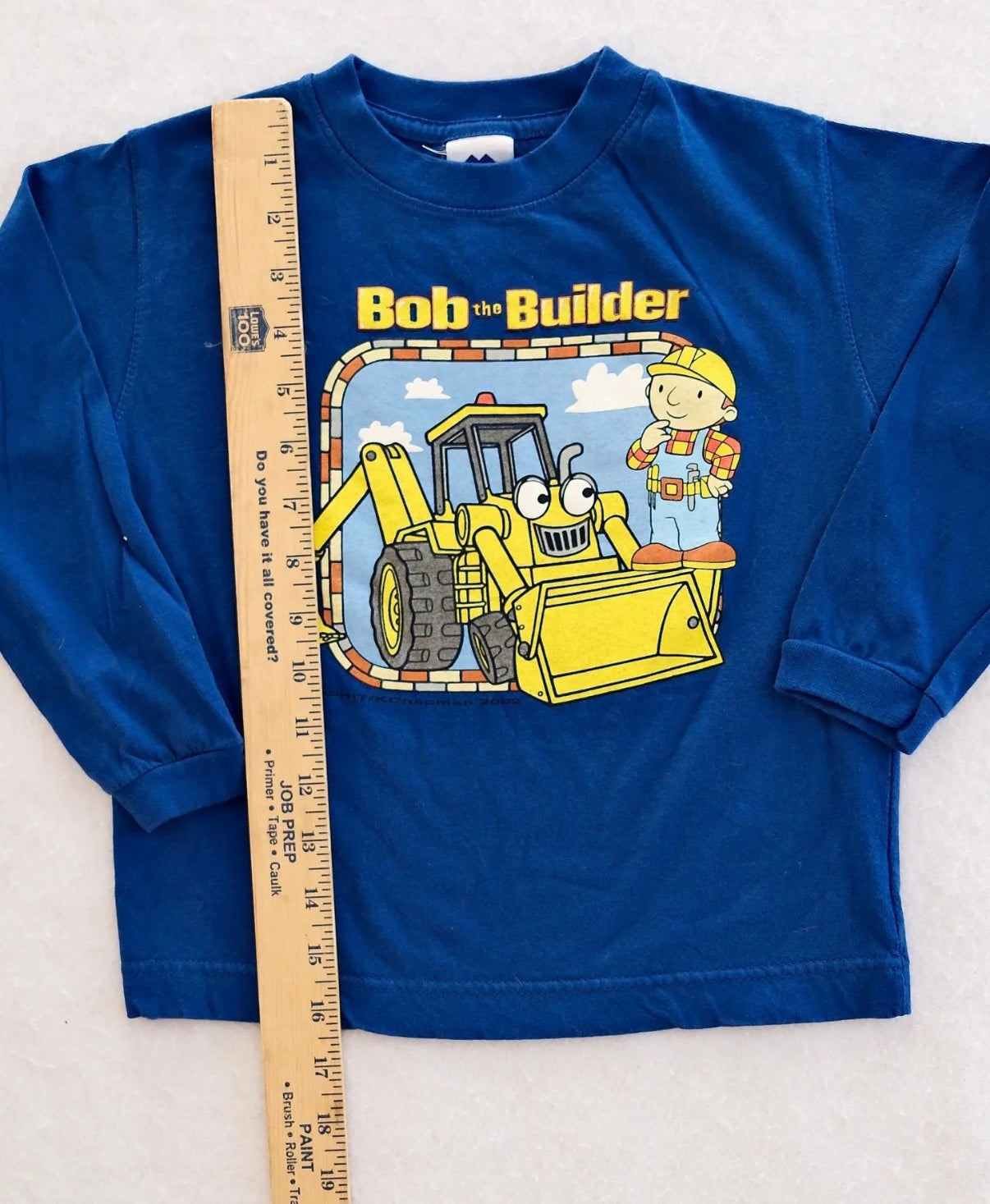 Vintage Bob the Builder Graphic Long Sleeve Tee: 6y
