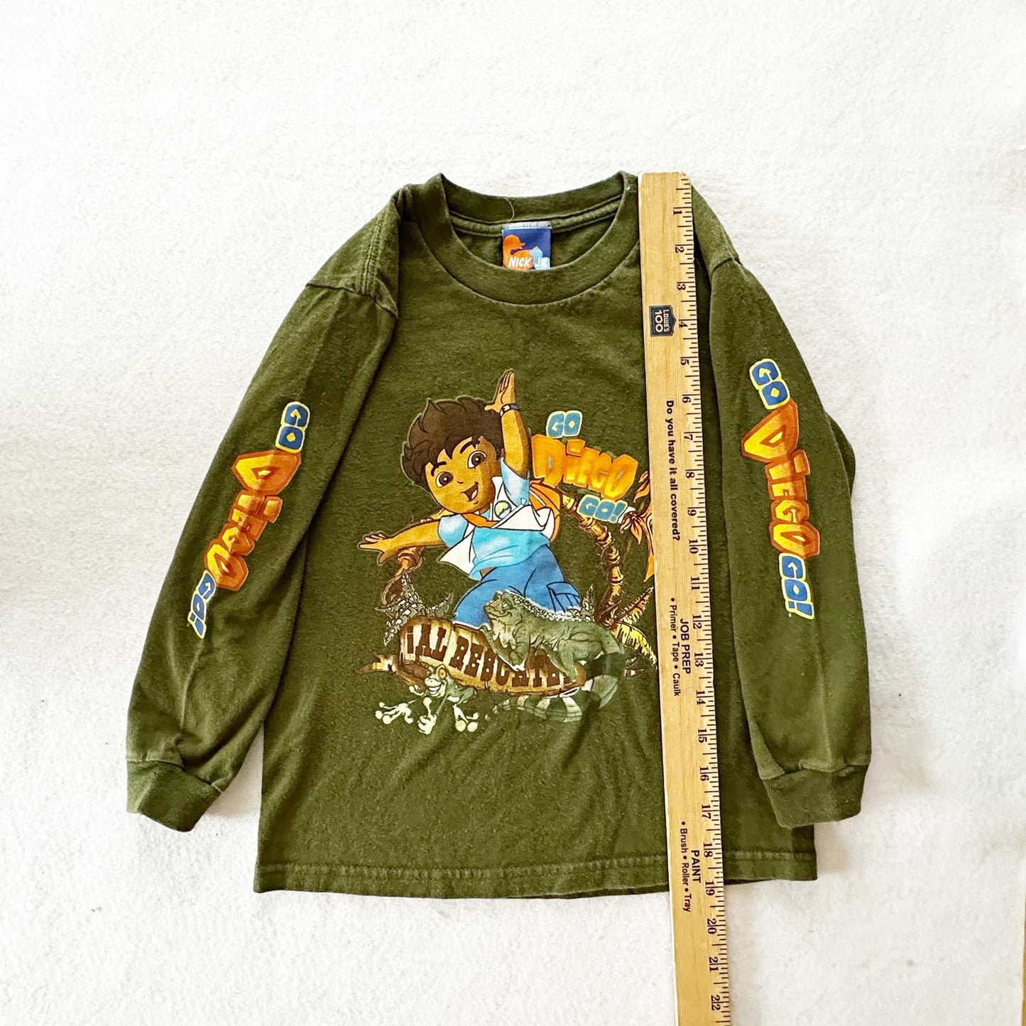 Y2K Go Diego Go Graphic Tee: 5T - Yellow Clover Vintage Kids Clothes