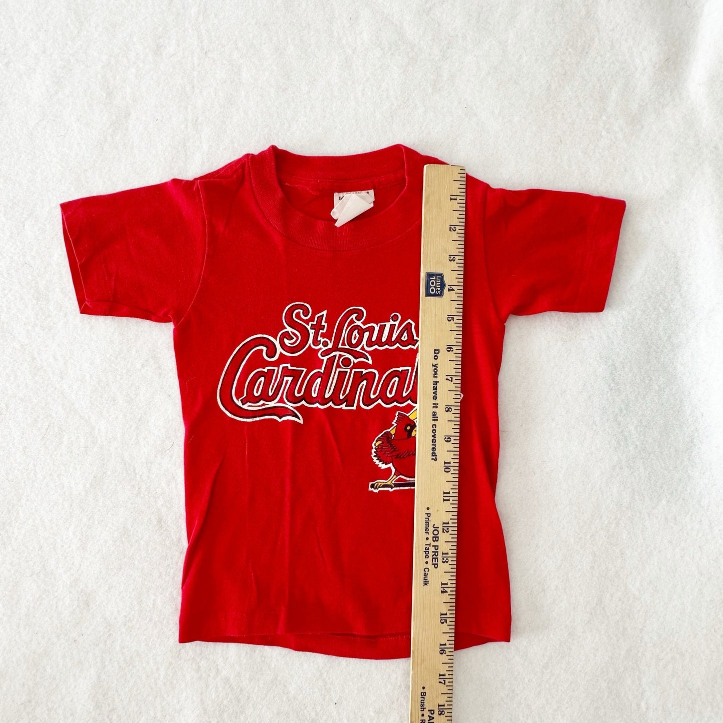 Vintage Logo 7 St. Louis Cardinals Single Stitch Tee: 5T - Yellow Clover Vintage Kids Clothes