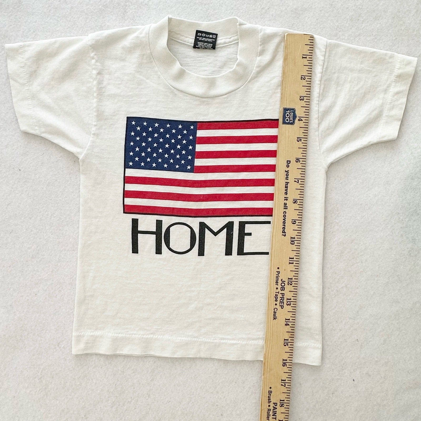 Vintage Screen Stars American Flag Home Tee: 5T - Yellow Clover Vintage Kids Clothes