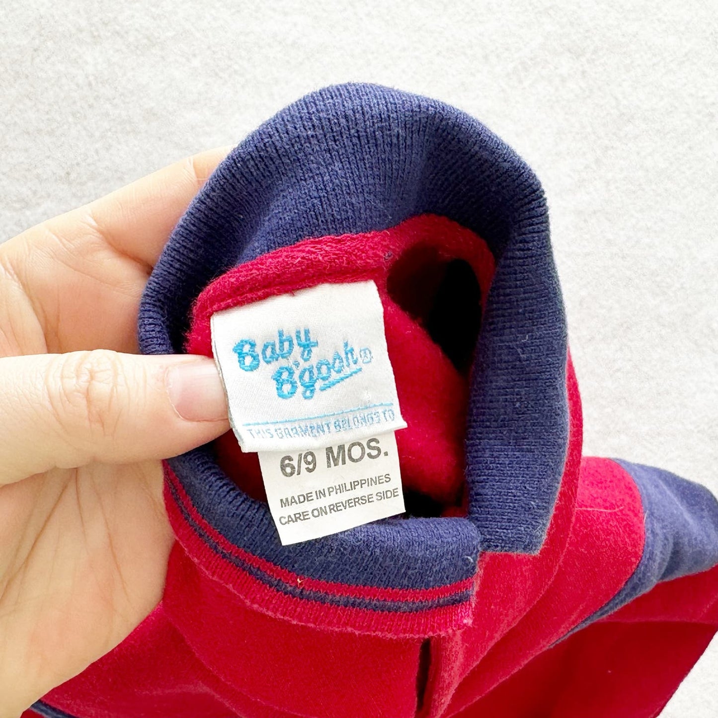 Vintage OshKosh Baby B’gosh Puppy Dogs Sweatshirt Romper: 12m? - Yellow Clover Vintage Kids Clothes