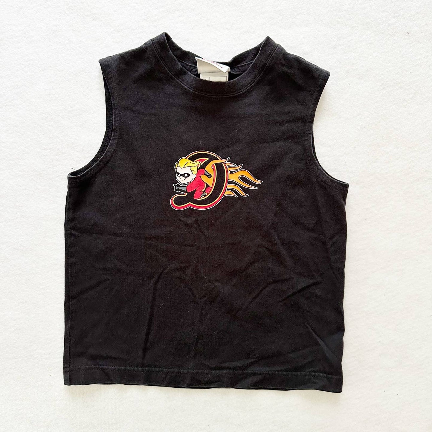 Y2K Disney Store Incredibles Tank Top: 4T - Yellow Clover Vintage Kids Clothes