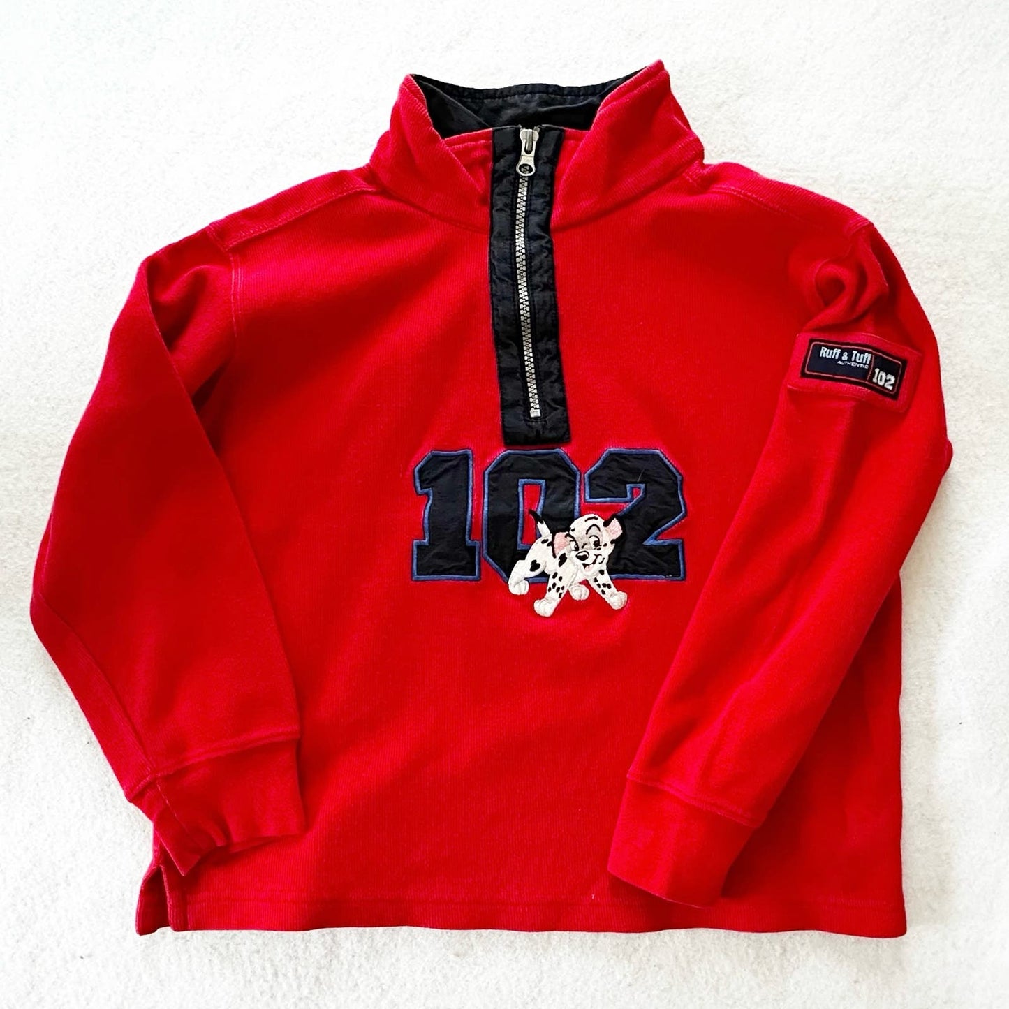 Vintage Disney Store 102 Dalmatians Pullover Sweatshirt: 7/8y? - Yellow Clover Vintage Kids Clothes