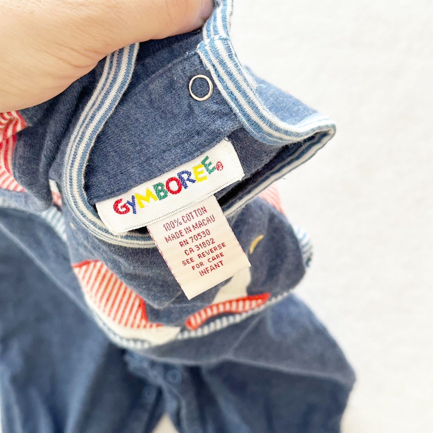 Vintage Gymboree Sailboat Jumpsuit Romper: 18m