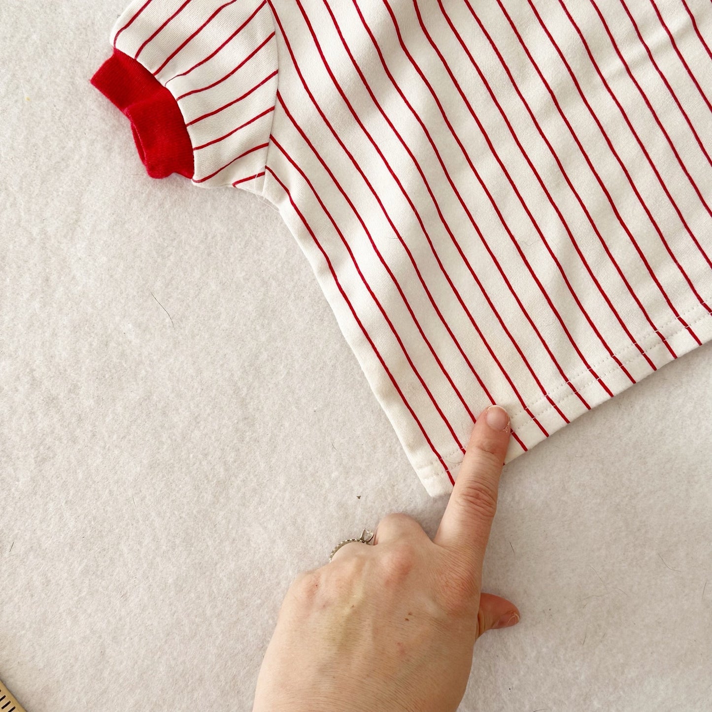 Y2K Majestic St. Louis Cardinals Baby Outfit: 12m - Yellow Clover Vintage Kids Clothes