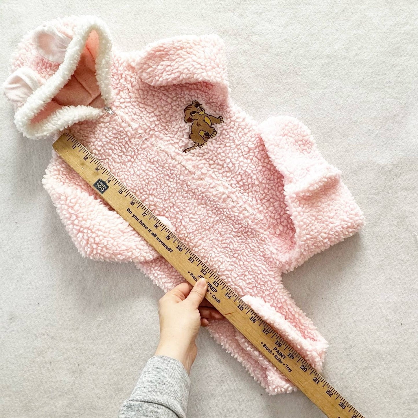 Vintage Disney Lion King Baby Simba Pink Sherpa Fleece Bunting: 12m? - Yellow Clover Vintage Kids Clothes