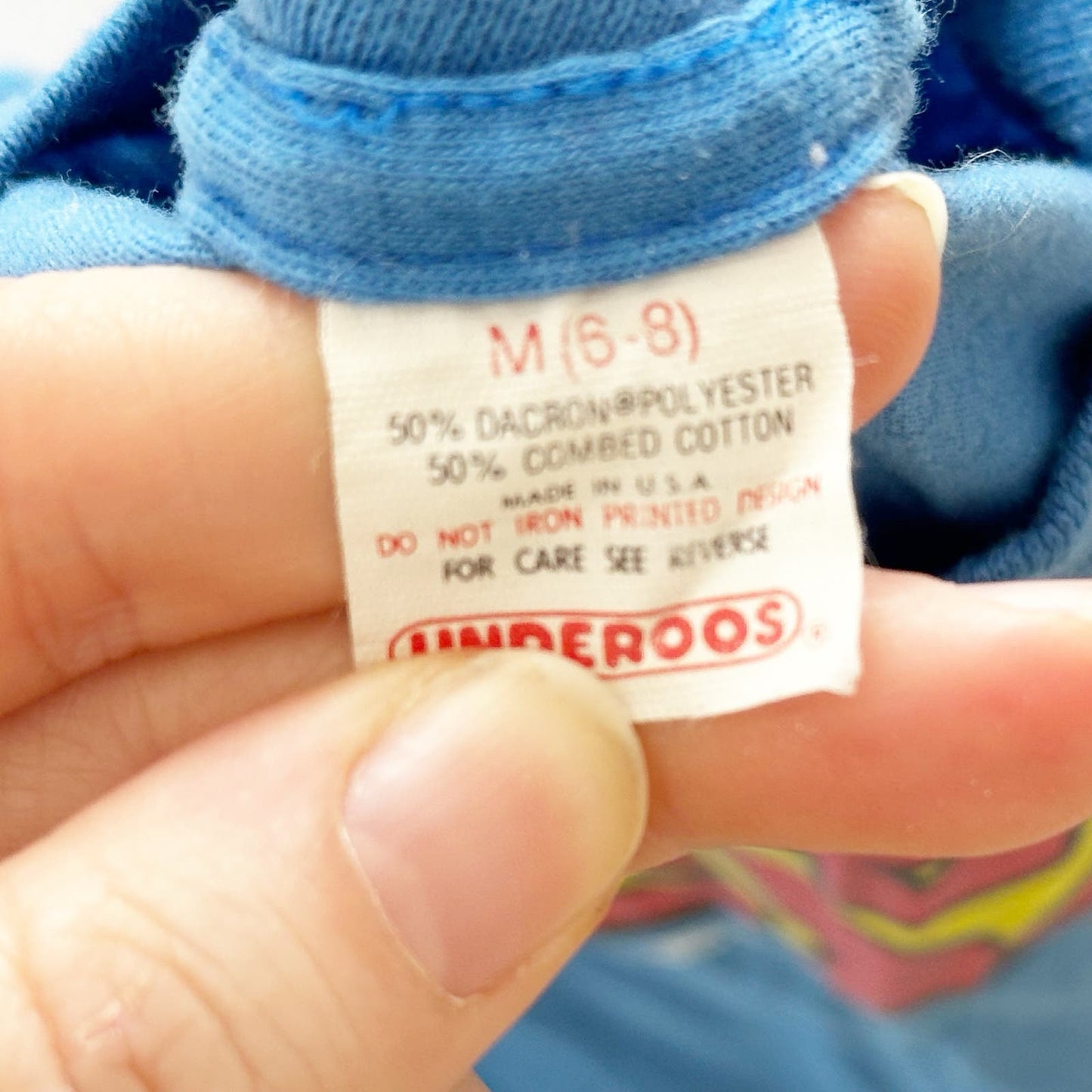 Vintage Underoos Superman Crest Tee: 5T? - Yellow Clover Vintage Kids Clothes