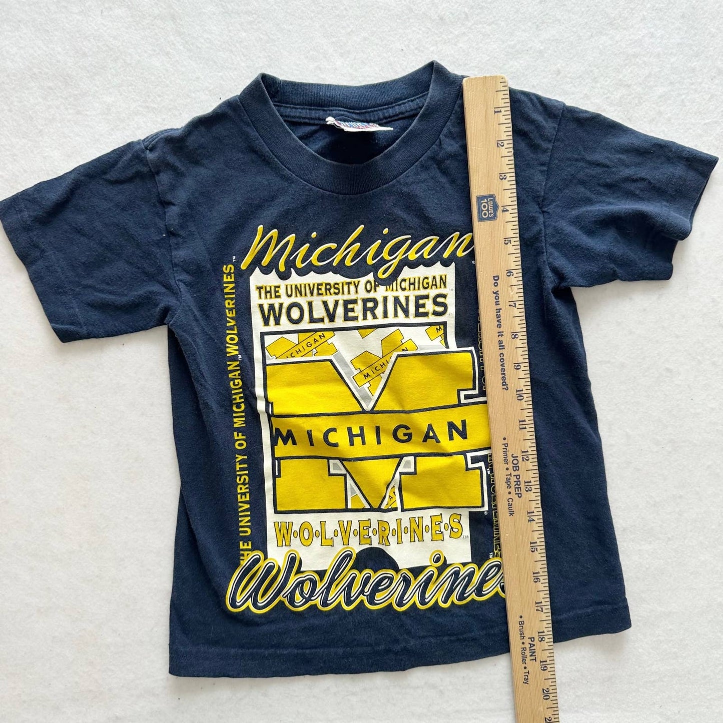 Vintage Michigan Wolverines Graphic Tee: 6/7y? - Yellow Clover Vintage Kids Clothes