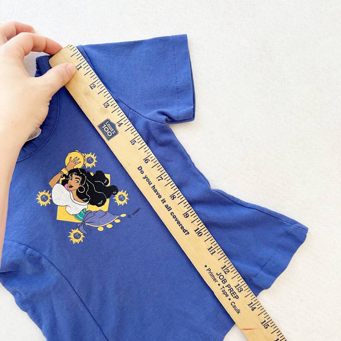 Vintage Disney Hunchback of Notre Dame Esmeralda Seamed Tee: 2T? - Yellow Clover Vintage Kids Clothes