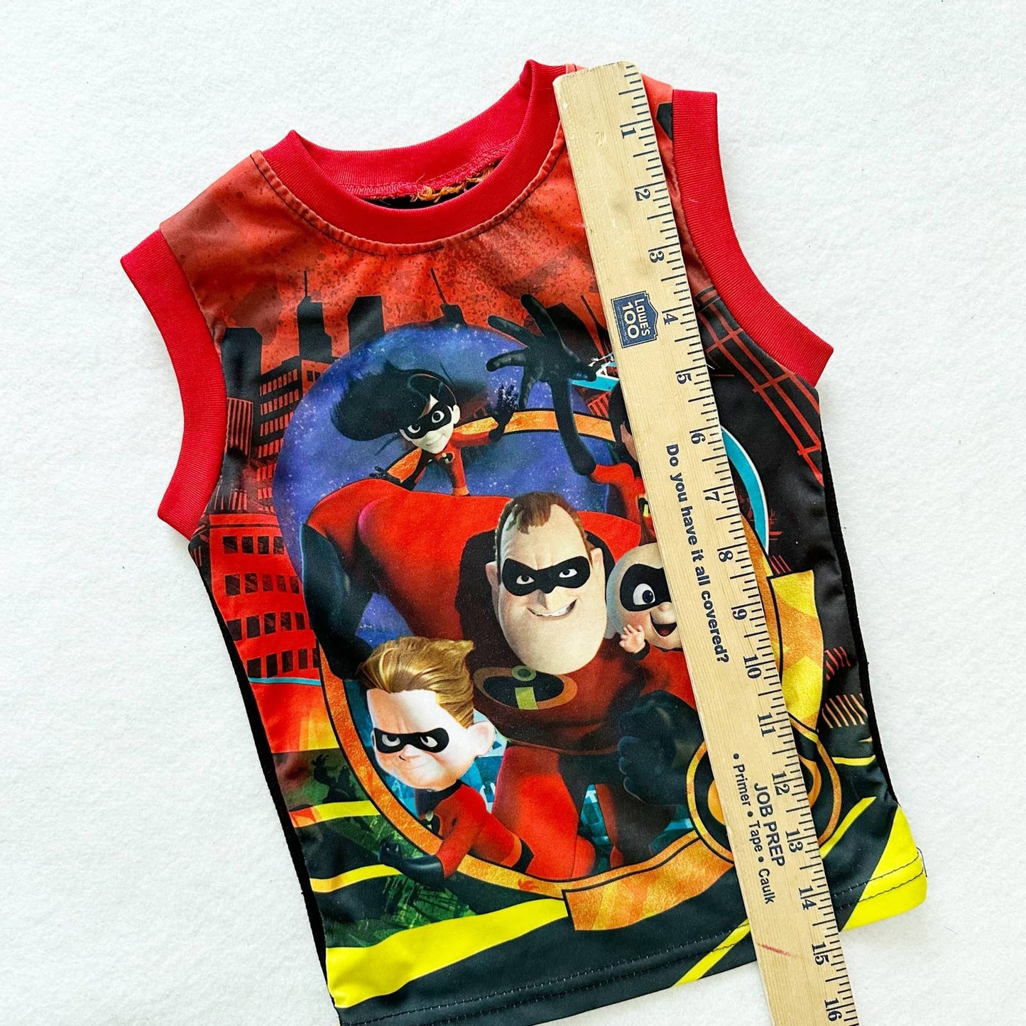 Y2K Incredibles Tank Top: 3T - Yellow Clover Vintage Kids Clothes