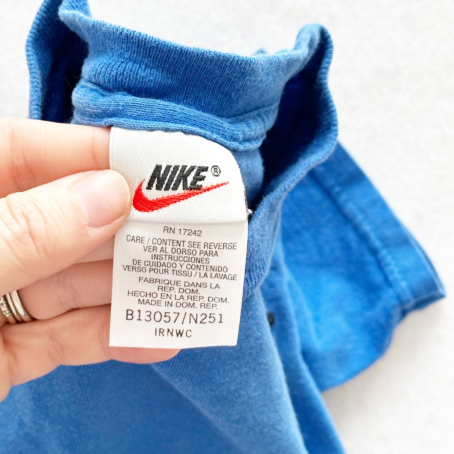 Vintage 90s Nike Embroidered Shirt: 4T - Yellow Clover Vintage Kids Clothes