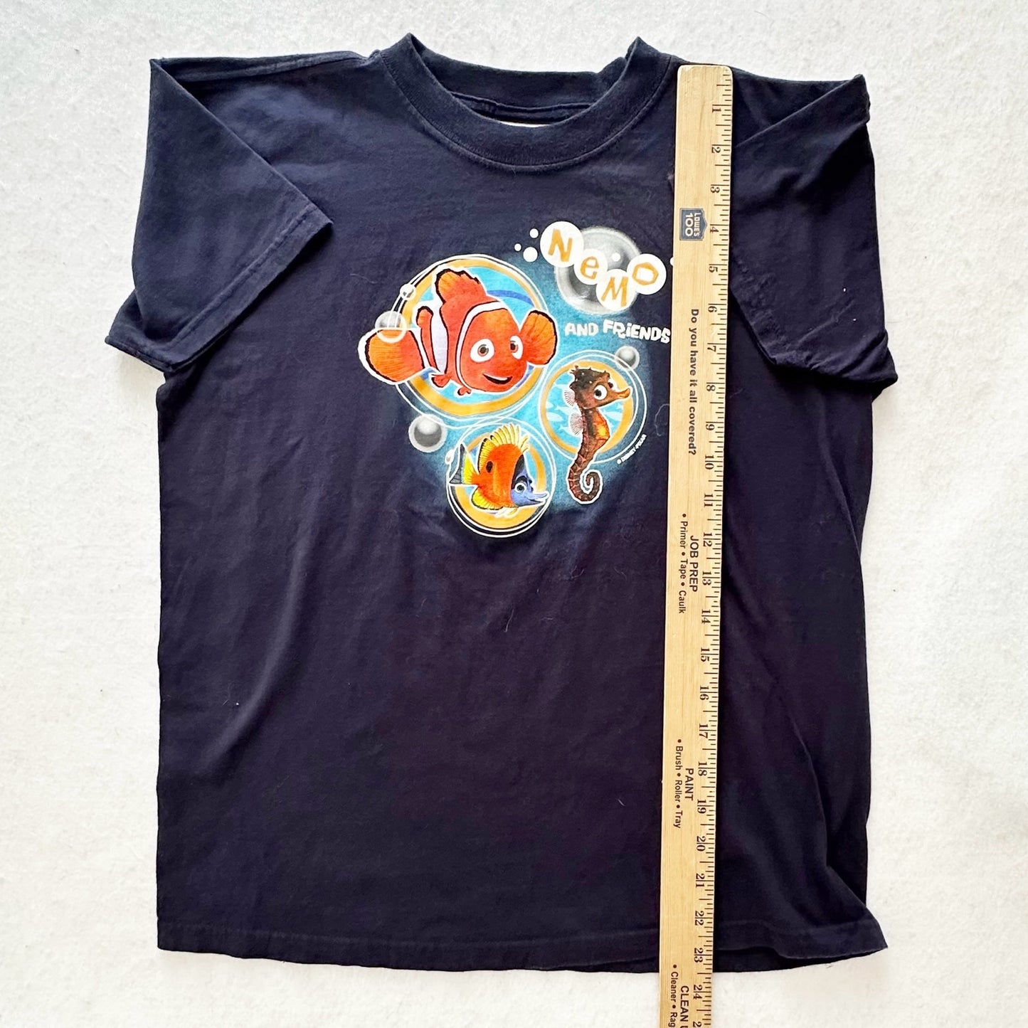 Y2K Disney Store Finding Nemo Tee: 12y - Yellow Clover Vintage Kids Clothes
