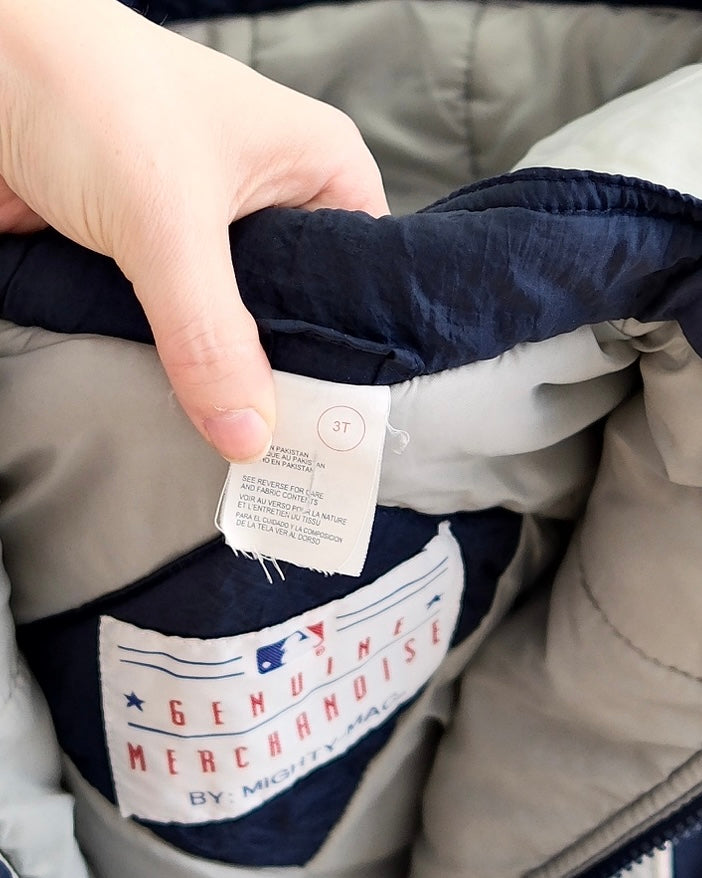Vintage Genuine Merchandise New York Yankees Puffer Coat - Yellow Clover Vintage Kids Clothes