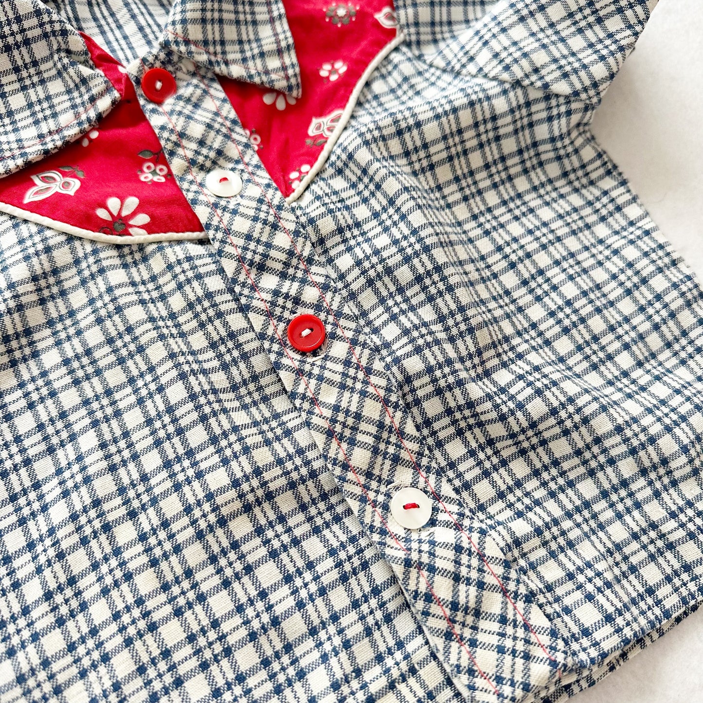 Vintage Toddler Western Shirt: 24m - Yellow Clover Vintage Kids Clothes