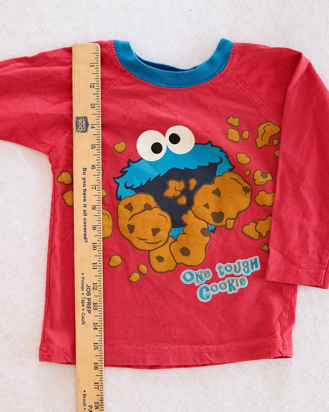 Y2K Sesame Street Cookie Monster Graphic Tee: 4T?