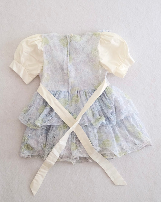 Blue Lace Tiered Party Dress, size 2T?