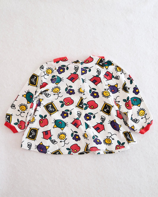 Vintage Carter's ABC School Print Swing Top, size 3T