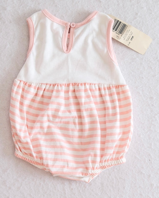 Vintage Healthtex Sweet Blossoms Strawberry Romper: 12m