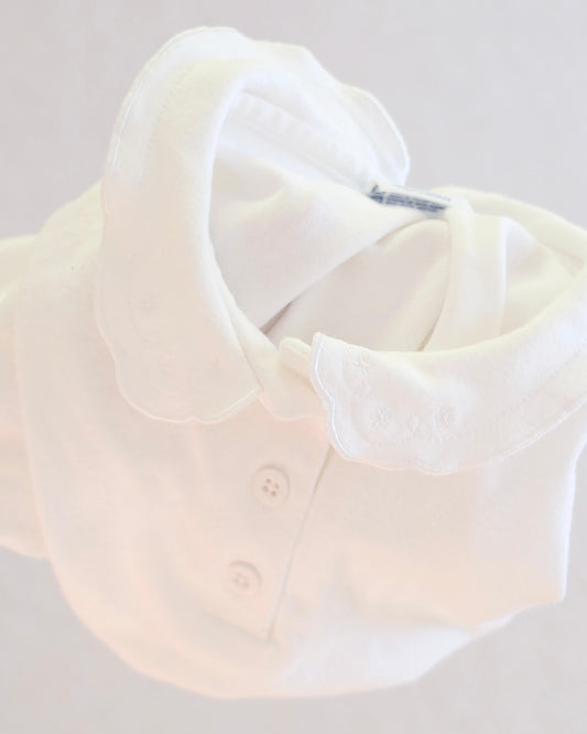 Vintage OshKosh B'Gosh White Peter Pan Collar Kids Top: Size 6