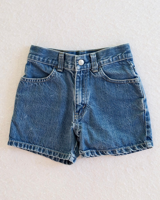 Y2K Levi's Red Tab Embroidered Denim Kids Shorts: 6X
