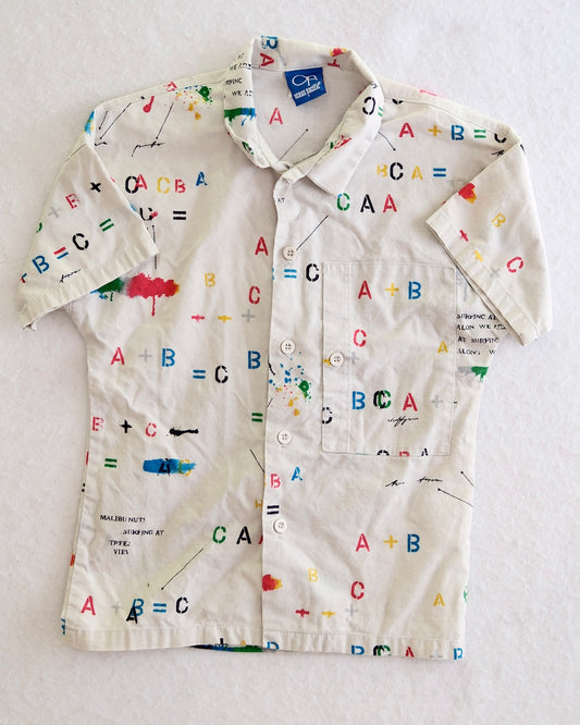 Vintage OshKosh + OP Surf Print Kids Button-Up Shirt Bundle: 8/10y?