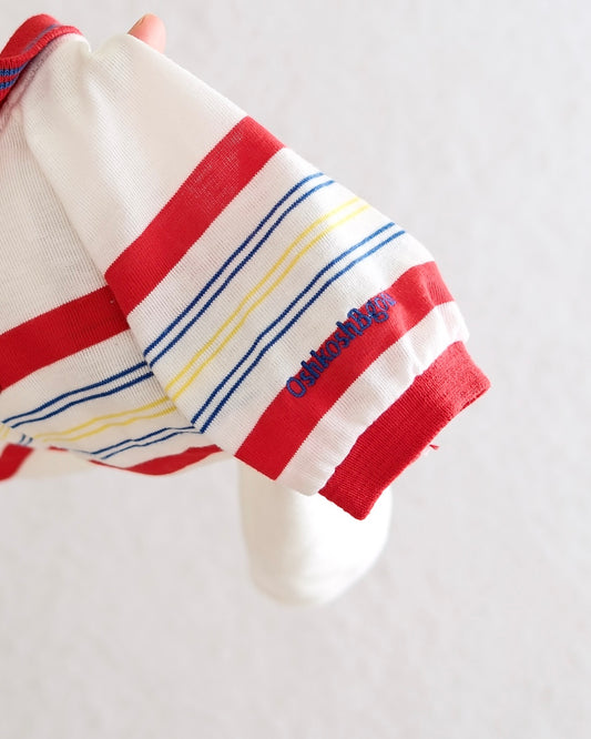 Vintage OshKosh B'Gosh Toddler Striped Polo Shirt: Size 4T
