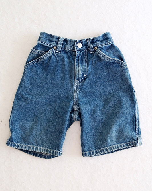 Vintage Tommy Hilfiger Kids Denim Cargo Shorts: Size 5