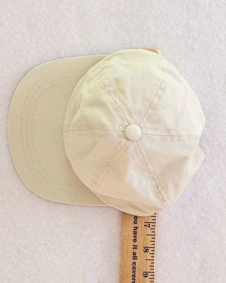 Y2K Ralph Lauren Baby Khaki Baseball Cap: Infant One Size