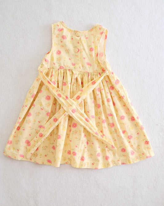Y2K Little Goodies Toddler Girls Yellow Daisy Dress: Size 4T