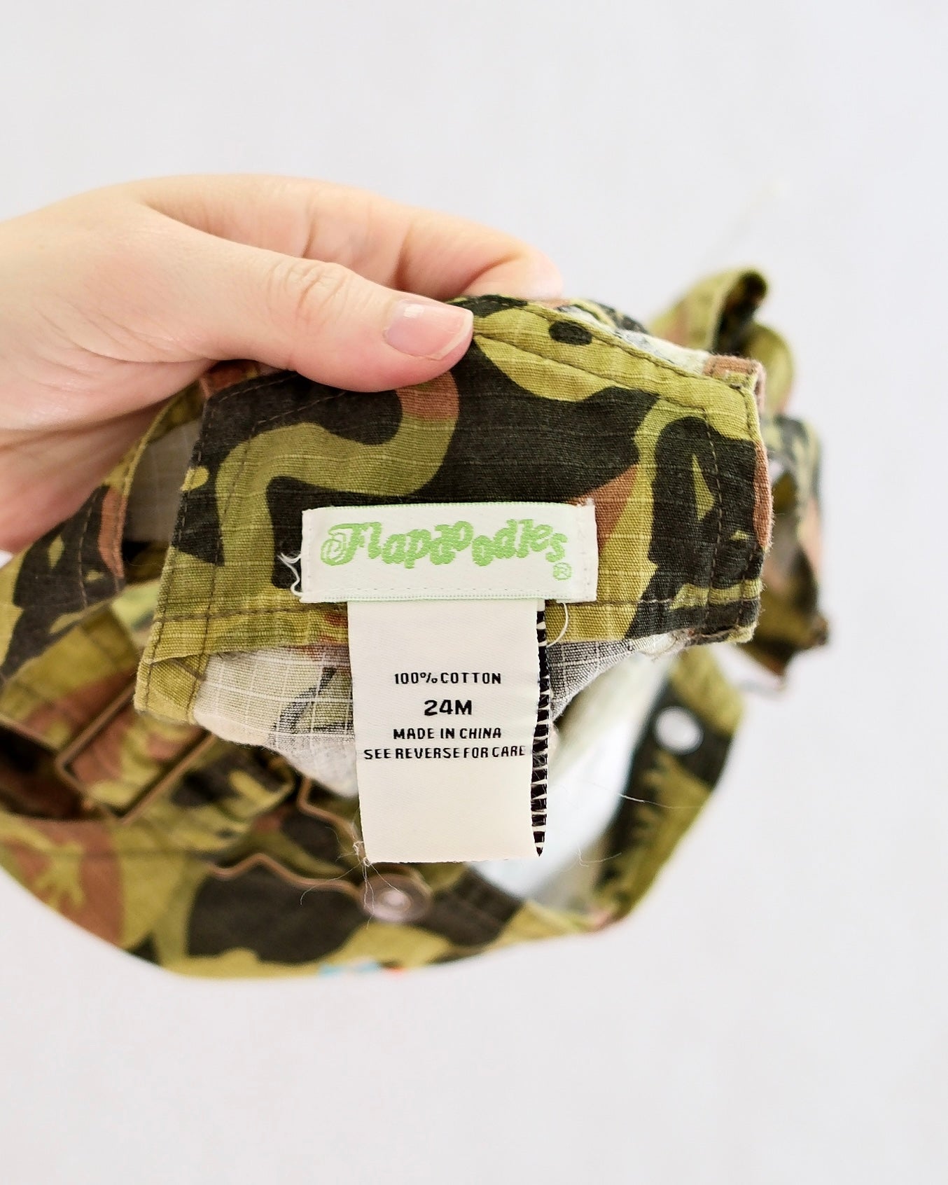 Vintage Flapdoodles Natural Habitat Frog Camo Shortall Overalls: 2T