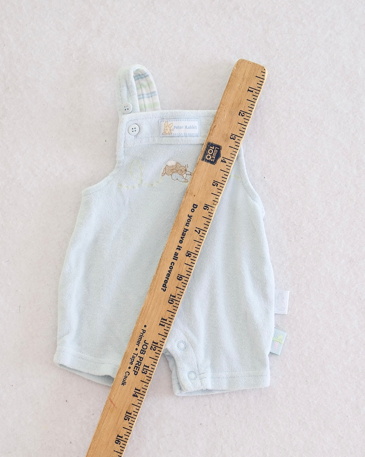 Y2K Peter Rabbit Terry Romper: Preemie