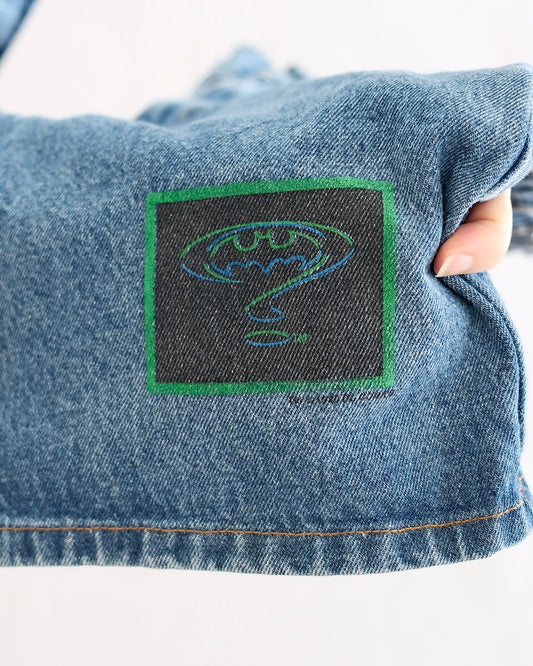 Vintage Batman Riddler Denim Shorts: 8y