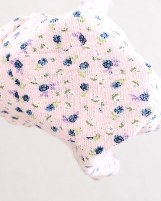 Vintage Swat Floral Pointelle Dress: 5T+