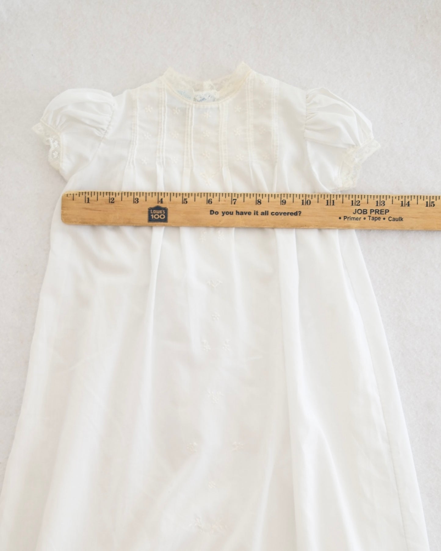 Vintage Saks Fifth Avenue Hand Embroidered Baby Gown: 6m?