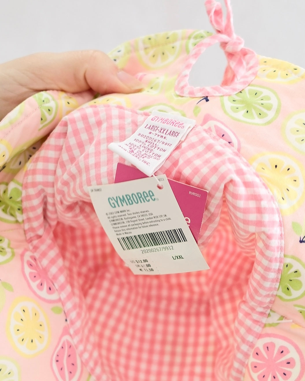 Vintage Gymboree Lemony Fresh Hat: 5-7y