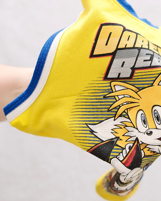 Y2K Sonic the Hedgehog "Daredevil Rebels" Basketball Tank: 6/7y