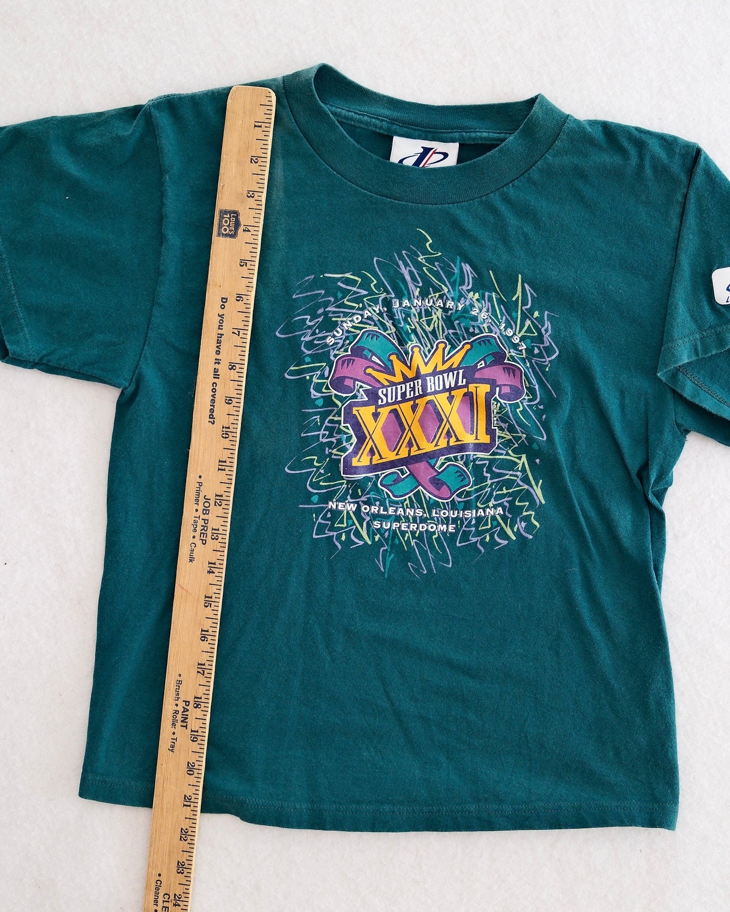 Vintage Super Bowl XXXI Kids Tee: Size 14-16