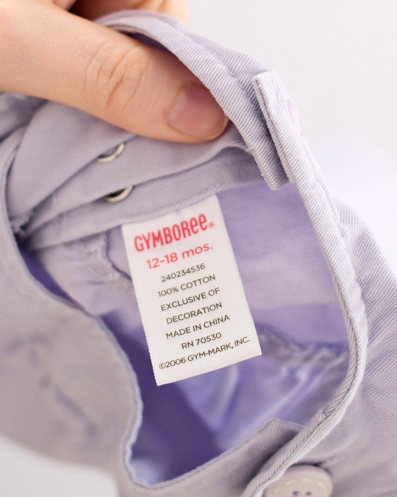 Y2K Gymboree Petite Mademoiselle Lavender Mouse Pocket Romper: 12-18 Months - Yellow Clover Vintage Kids Clothes