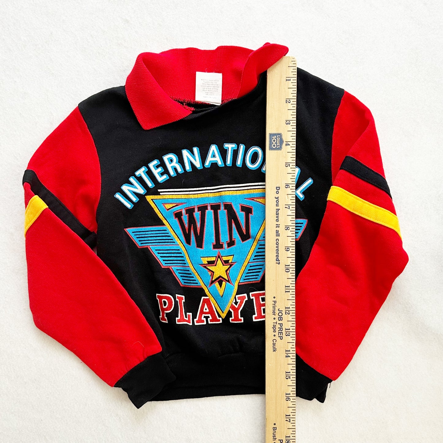 Vintage Nuts N Boyle Sport Player Sweatshirt: 5T? - Yellow Clover Vintage Kids Clothes