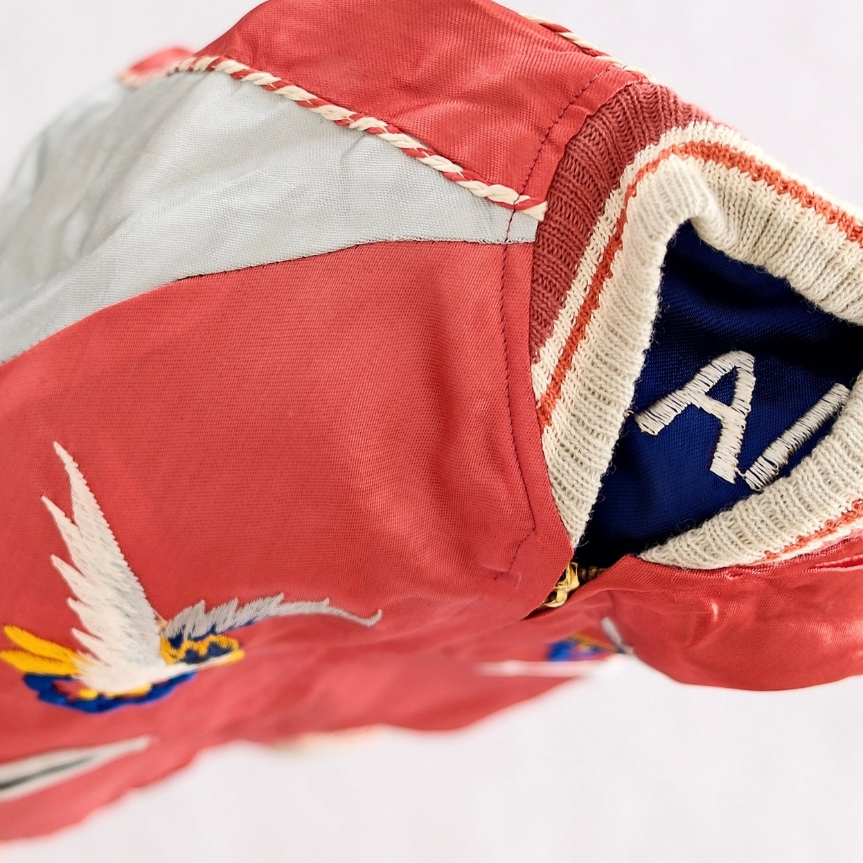 Vintage 1950s Sukajan Style Panama Bomber Jacket: 3T