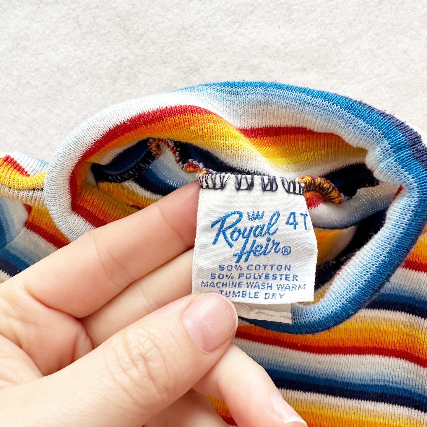 Vintage Royal Heir Striped Turtleneck: 24m?