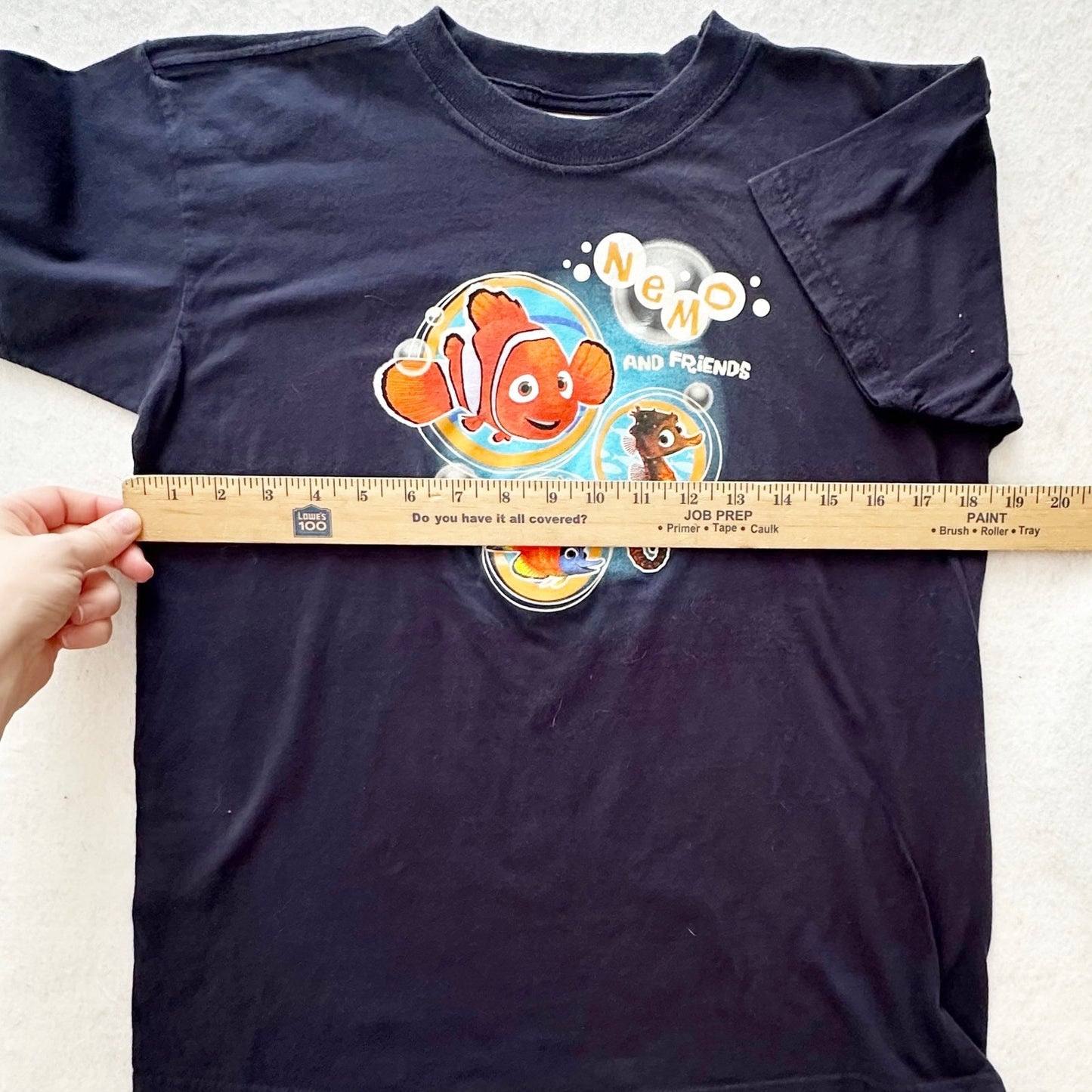 Y2K Disney Store Finding Nemo Tee: 12y - Yellow Clover Vintage Kids Clothes