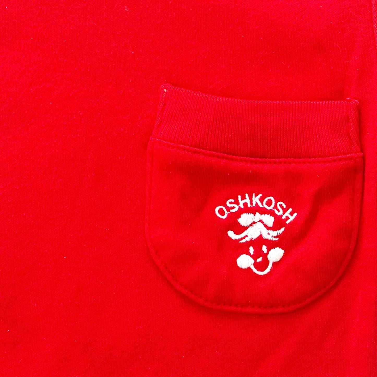 Vintage OshKosh Embroidered Logo Pocket Tee: 12m