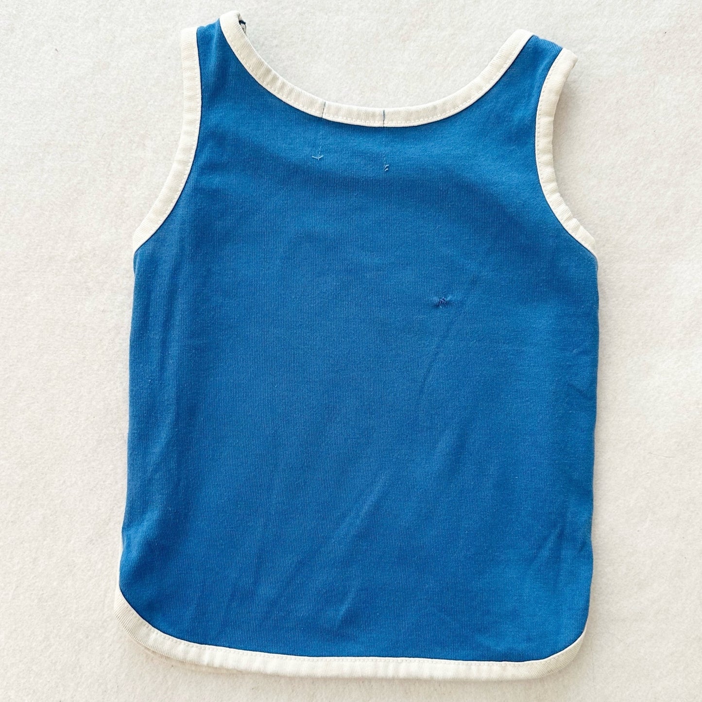 Vintage Healthtex Track Star Tank Top: 3T? - Yellow Clover Vintage Kids Clothes