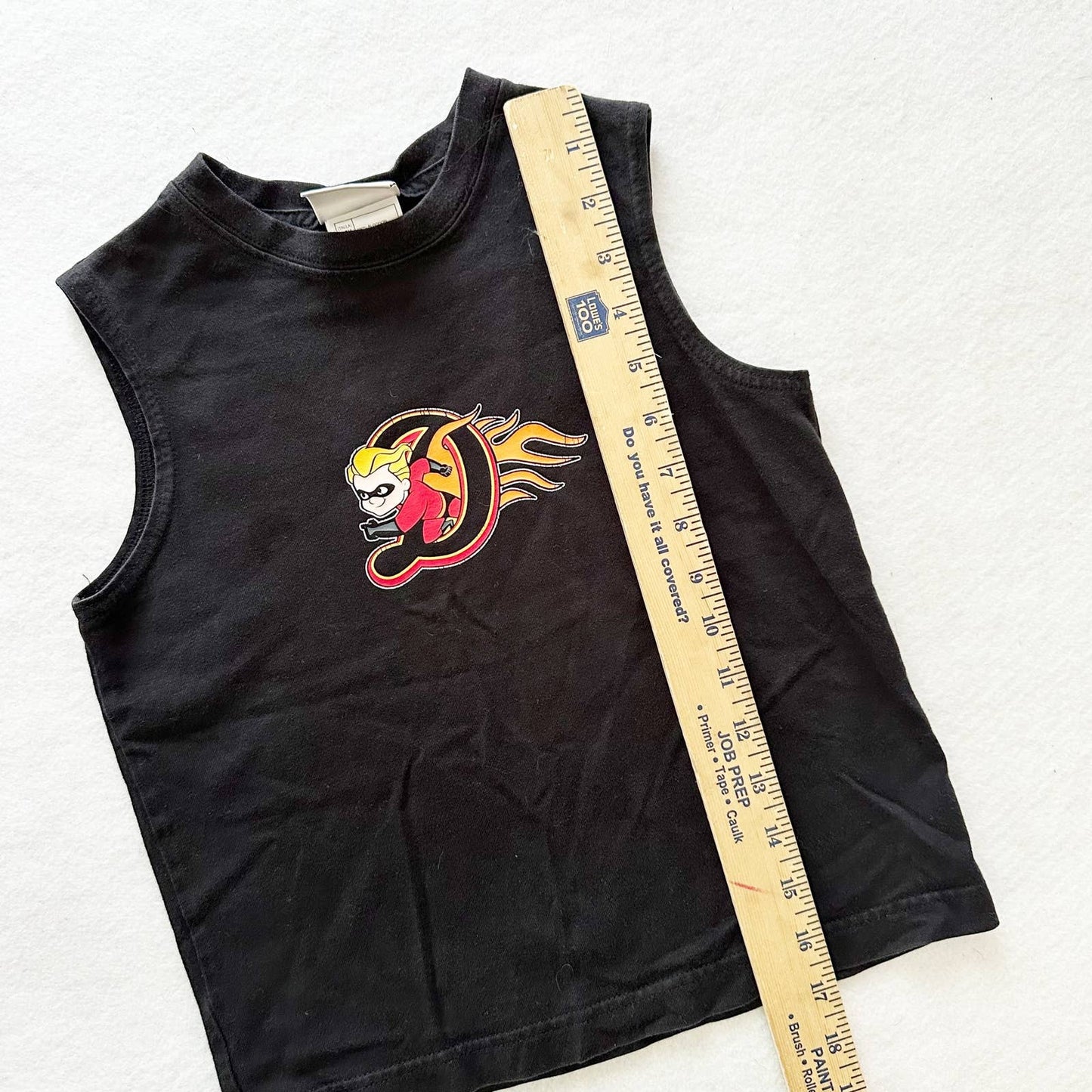Y2K Disney Store Incredibles Tank Top: 4T - Yellow Clover Vintage Kids Clothes