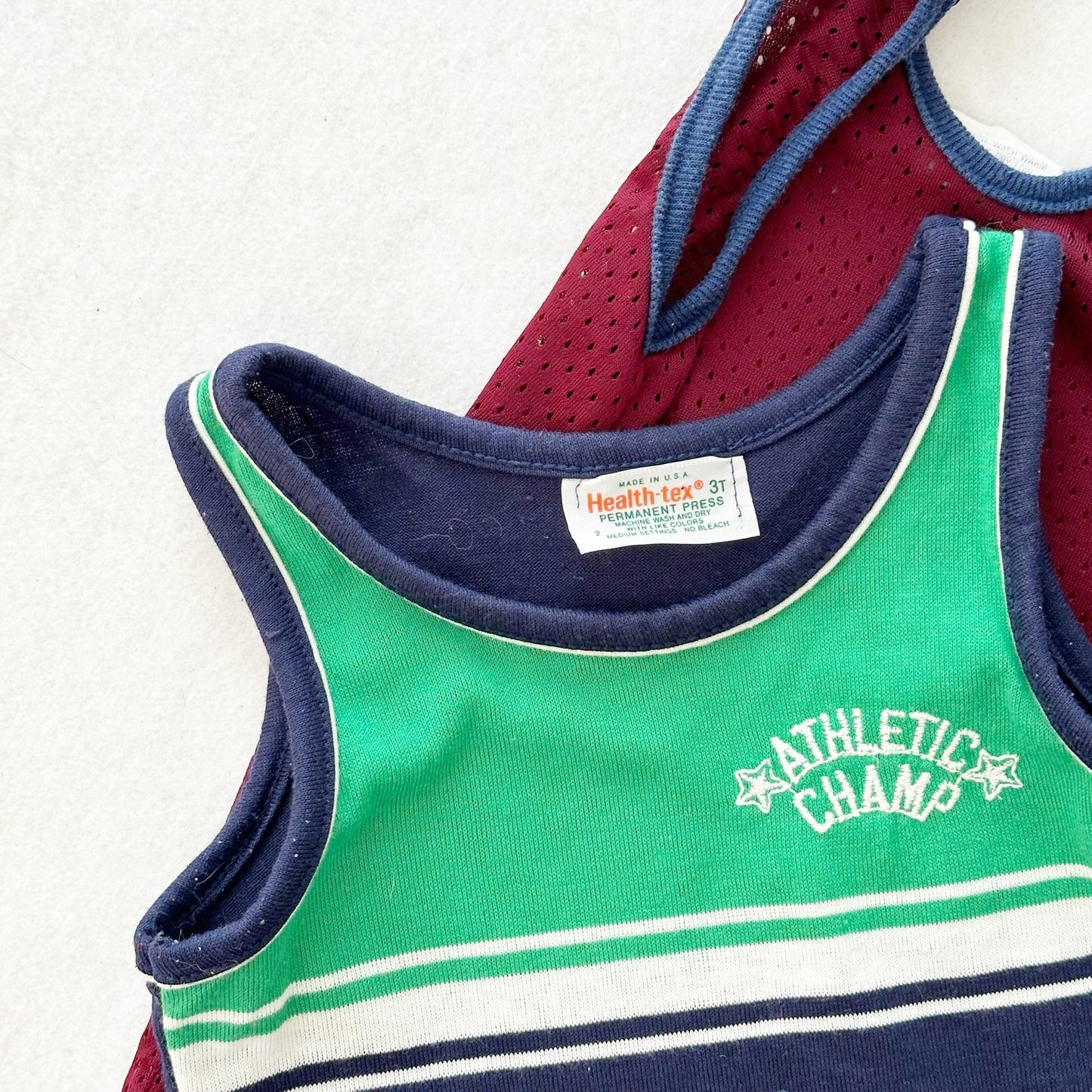 Vintage Bundle of Healthtex + JR Tank Tops: 2T? - Yellow Clover Vintage Kids Clothes