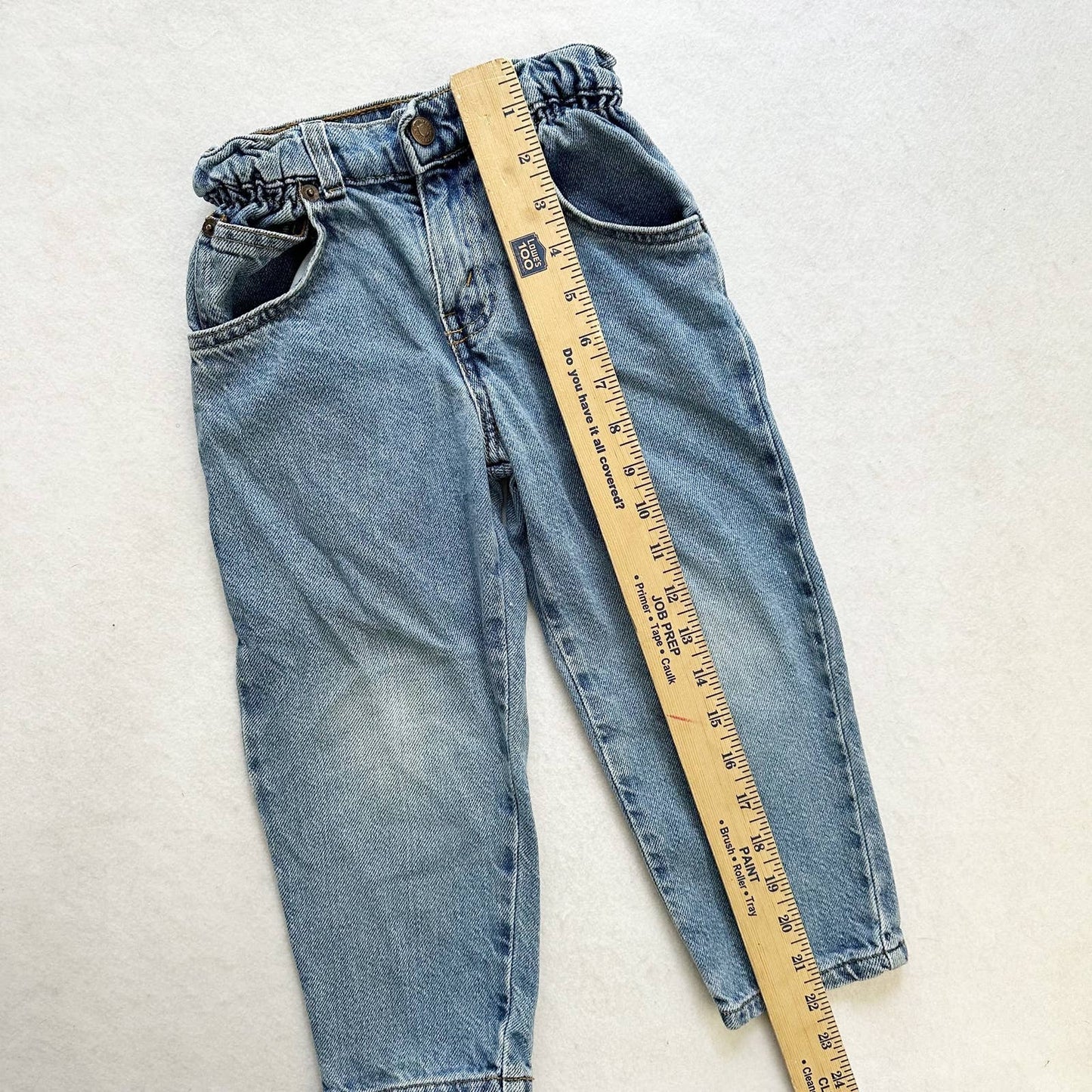 Vintage Levi’s Cinch Waist Orange Tab Medium Wash Jeans: 4T - Yellow Clover Vintage Kids Clothes