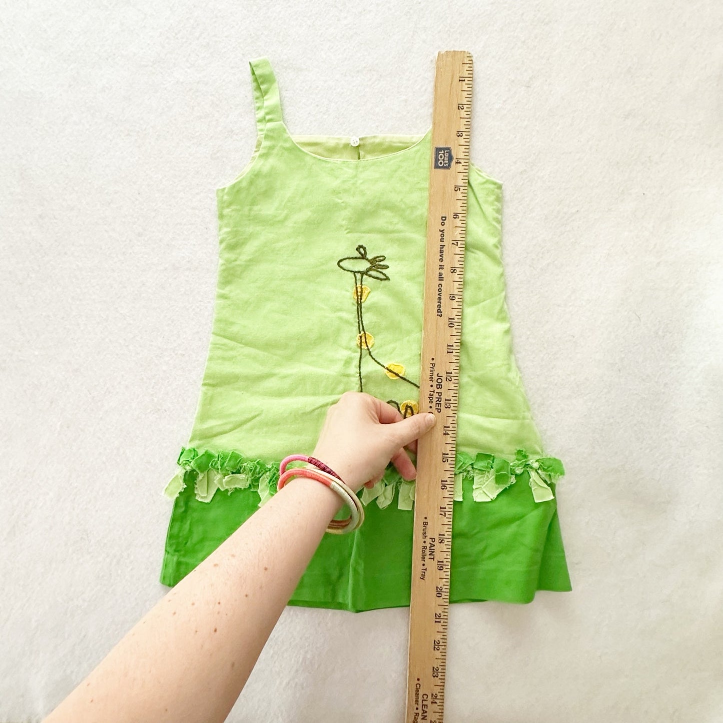 Vintage Isabel Garreton Giraffe Dress: 4T - Yellow Clover Vintage Kids Clothes