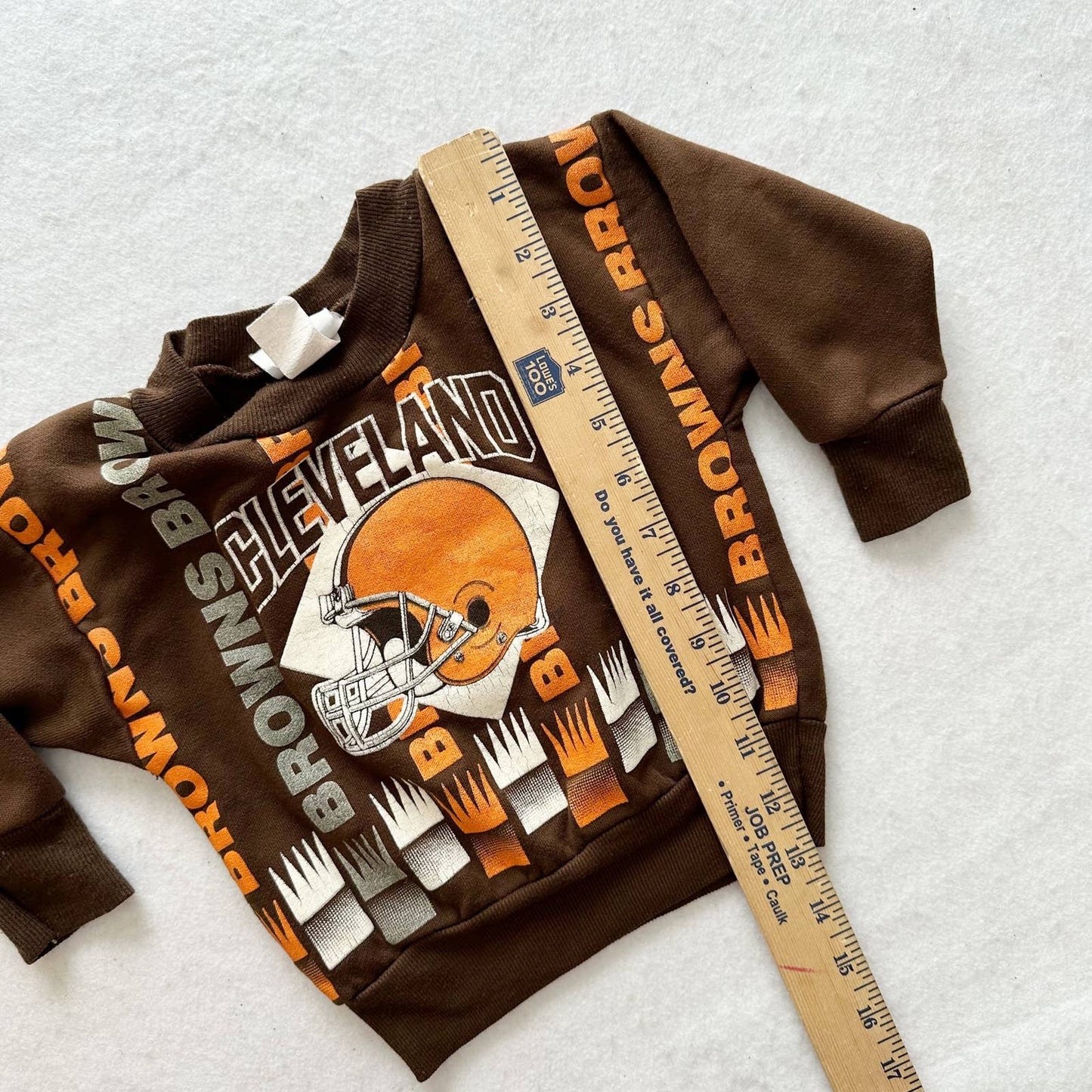 Vintage Cleveland Browns Sweatshirt: 2T - Yellow Clover Vintage Kids Clothes