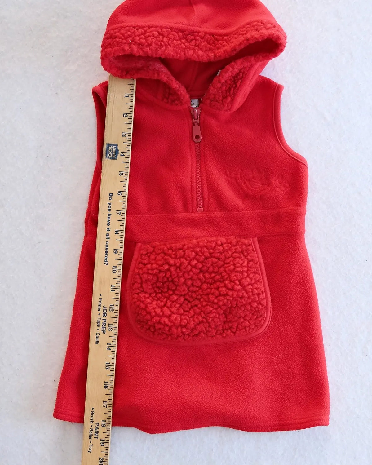 Vintage Sesame Street Elmo Embroidered Fleece Dress: 2T